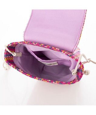 UNBILLION kakatoo ラフィアストライプミニショルダーバッグ ピンク