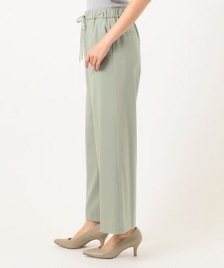 J.PRESS LADIES 【洗える】T／Rアルデンテツイル パンツ スモーキーグリーン系