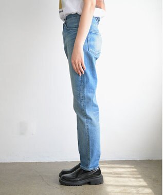 caqu modern tapered 腰回りユッタリ テーパードシルエットデニム 3years