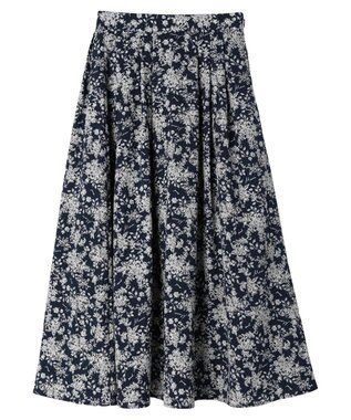 earth music&ecology 隠れリス柄スカート Navy