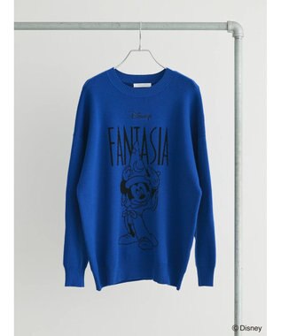 Green Parks ＦＡＮＴＡＳＩＡ／ジャガードニットプルオーバー Navy