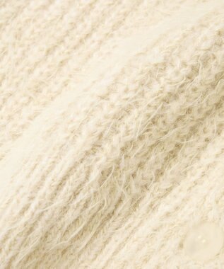 earth music&ecology 【予約】カラーミックスシャギーカーディガン クリーム