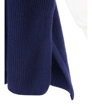 CRAFT STANDARD BOUTIQUE 【２点セット】片畦ニットベスト＋ロンＴＥＥ Navy