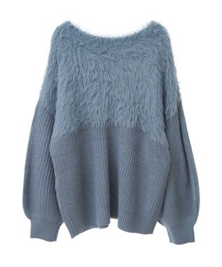 Green Parks ・Ｐｅｔｉｔ　Ｆｌｅｕｒ　シャギーキリカエニット Sax