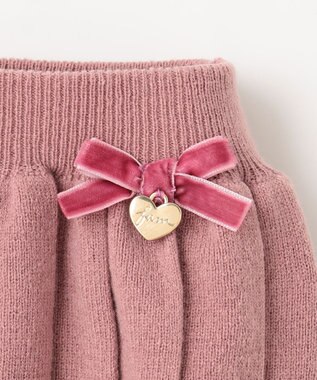 ANY KIDS プリーツニットスカート ピンク