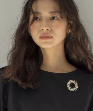 組曲 スターパールブローチ ゴールド系