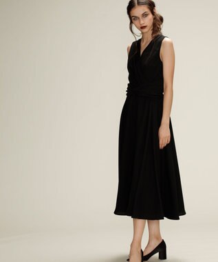 GRACE CONTINENTAL カシュクールドレス ブラック