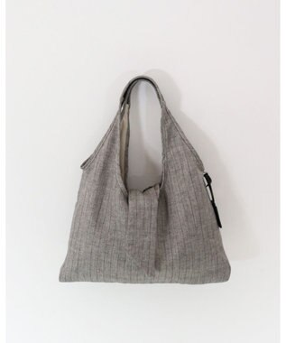 MORROW by thank 【A4サイズ収納可/軽量】DREW W トートバッグ ベージュ　リネン混