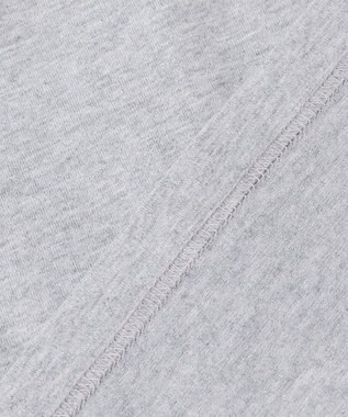 J.PRESS KIDS 【110-130cm】40/2天竺襟付き Vネック ポロシャツ ライトグレー系