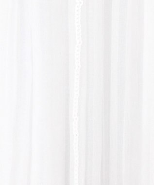 GRACE CONTINENTAL オーガンスパンコールスカート ホワイト