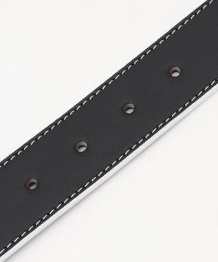 23区GOLF 【WOMEN】バイカラー ベルト ブラック系