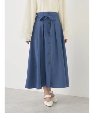 earth music&ecology デニムライクスカート Blue