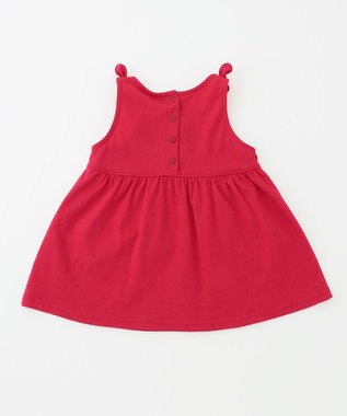 組曲 KIDS 【80-90cm】Tulips Shower  ジャンパースカート ベージュ系5