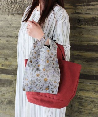 ROOTOTE 0420【直営店限定：エコバッグ】RTG.ルーショッパーミニ.フローラル-A 03：クラッシー
