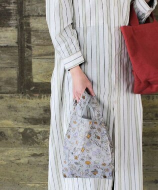 ROOTOTE 0420【直営店限定：エコバッグ】RTG.ルーショッパーミニ.フローラル-A