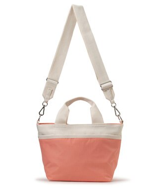 LeSportsac SMALL BUCKET TOTE/コーラルパンチ/メレンゲ コーラルパンチ/メレンゲ