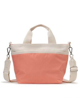LeSportsac SMALL BUCKET TOTE/コーラルパンチ/メレンゲ コーラルパンチ/メレンゲ