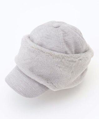 23区GOLF 【WOMEN】イヤーウォーム キャップ ライトグレー系