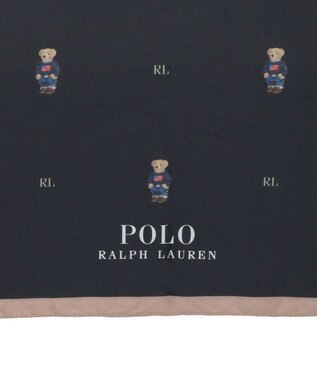MOONBAT POLO RALPH LAUREN （ポロ ラルフローレン）折りたたみ傘 FLAG BEAR ポロベア ドット 大きめ55cm ブラック