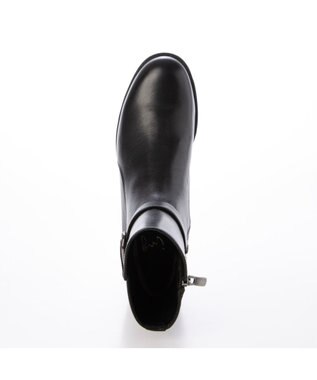 ing <ing>【WEB限定】ベルトデザインミドルブーツ ブラック