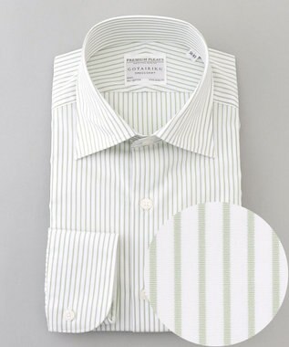 GOTAIRIKU 【形態安定】PREMIUMPLEATS_セミワイドカラー _通年ドレスシャツ(26年春夏限定色)