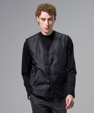 JOSEPH HOMME 【2WAY】パデットニットブロック　リバーシブルベスト ブラック系