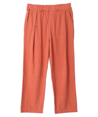 CRAFT STANDARD BOUTIQUE ピグメントツイル　Ｗタックリラックスパンツ Orange