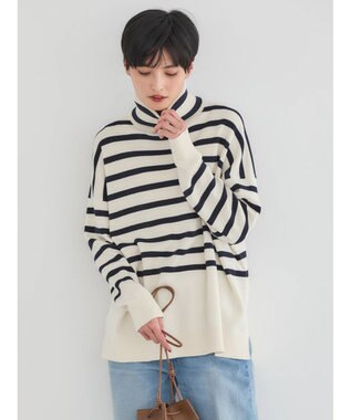 AMERICAN HOLIC バイパチタートルネックニットプルオーバー Border