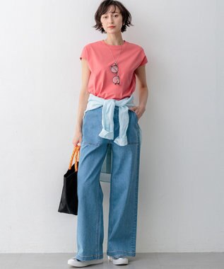 23区 【先行予約】23区 Summer DENIM ベイカーパンツ ブリーチ系