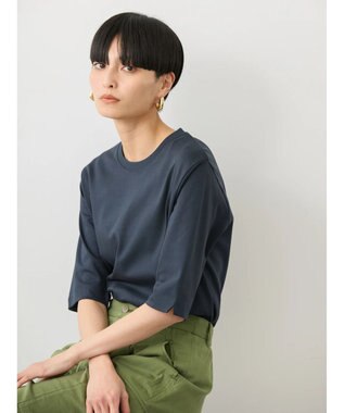 AMERICAN HOLIC ＵＶカット５分袖カットプルオーバー Navy