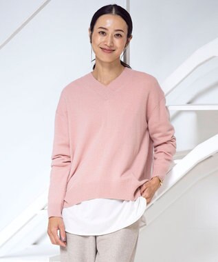 洗える】CASHMERE BLEND Vネック ニット / J.PRESS LADIES | ファッション通販 【公式通販】オンワード・クローゼット