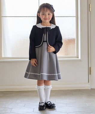 ANY KIDS リボンカチューシャ ネイビー