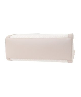 Maison de FLEUR スカーフ付きツイード2Wayトートバッグ Light Pink