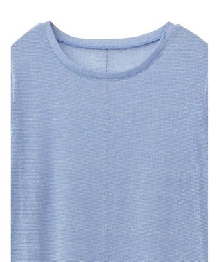 earth music&ecology ラメシアープルオーバー Blue