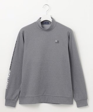 23区GOLF 数量限定！お得セット【MEN】撥水ベスト×モックネックシャツ ブラック系