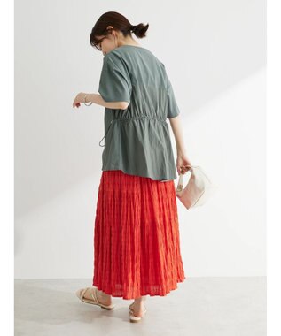 Green Parks 脇ドロストドッキングプルオーバー Khaki