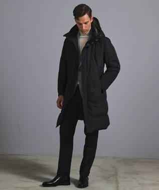 GOTAIRIKU あのドレスダウンにロング丈登場【WEB&一部店舗別注】MINOTECH/ミノテック ドレス ダウンコート ブラック系