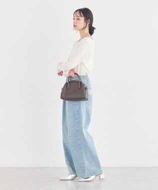 earth music&ecology 【前後2WAY】ツイストカットアウトプルオーバー Ivory