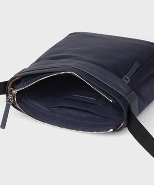 Paul Smith ナイロンブライトストライプトリム ショルダーバッグ ネイビー