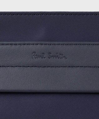 Paul Smith ナイロンブライトストライプトリム ショルダーバッグ ネイビー