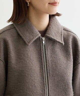 Green Parks ・ＥＬＥＮＣＡＲＥ　ＤＵＥ　ブークレＷ－ＺＩＰブルゾ Charcoal Gray