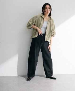 Green Parks ・Ｐｅｔｉｔ　Ｆｌｅｕｒ　ラメリブタンクトップ Black