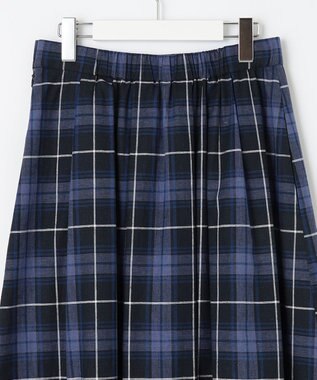 J.PRESS LADIES 【洗える】モデレートマドラス スカート ネイビー系3