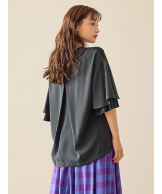 AMERICAN HOLIC 異素材スリーブプルオーバー Black