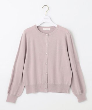 ANY SIS 【洗える】ウールブレンド カーディガン ローズグレー