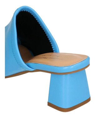 earth music&ecology ＯＲｉｅｎｔａｌＴＲａｆｆｉｃ　ストレッチミュールサンダル Blue