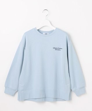 J.PRESS LADIES S 【WEB限定】ロゴ裏毛 スウェット サックス系