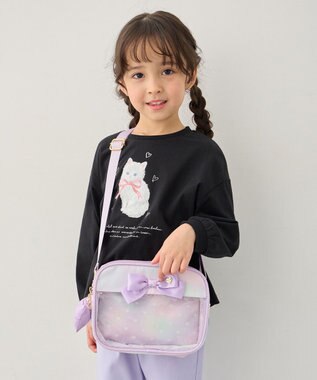 ANY KIDS クリアポケットショルダーバッグ