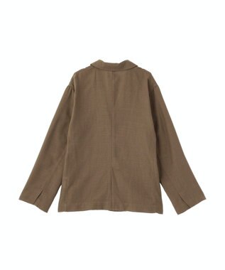 CRAFT STANDARD BOUTIQUE リネンライクオーバーサイズジャケット Brown
