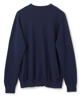 UNFILO MENS 【男女兼用】ライトウォーム クルーネックニット ネイビー